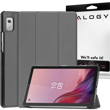 Puzdro na tablet Lenovo Tab M9 2023 9" TB310XU TB310FU Alogy Book Cover Case ochranný kryt Sivé sklo