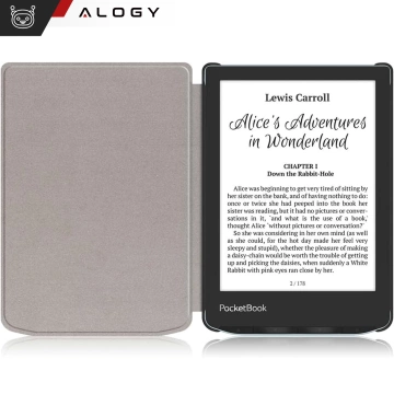 Alogy ProBook Schutzhülle für E-Book-Reader PocketBook Verse 629 / Verse Pro 634 / Verse Lite 619, Schwarz