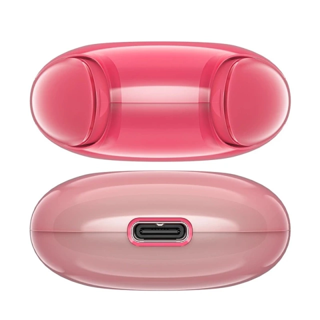 Słuchawki Acefast T9 Bluetooth 5.3 LED IPX4 – Douszne, Czerwone