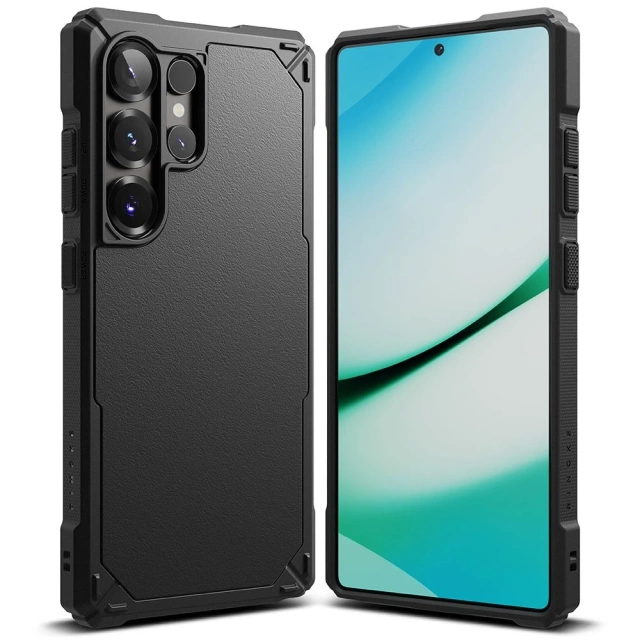 Etui für Samsung Galaxy S25 Ultra Schwarz Ringke Rugged Gear