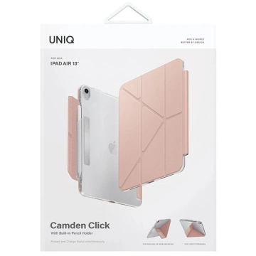 Etui Ochronne do iPad Air 13" (2024) UNIQ Camden Click Różowe