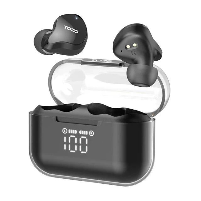 Навушники TOZO Crystal Buds TWS Black