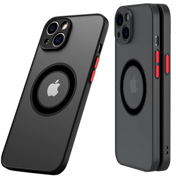 Apple iPhone 13 Mini Case Alogy Hybrid Mag Case для MagSafe із захистом камери Matte Black Qi Charger