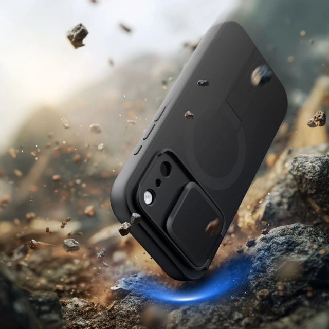 Etui Ochronne do iPhone 17 Pro Tech-Protect Kevlar Aura MagSafe Black