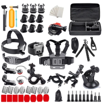 A set of universal accessories 67 in 1 for action cameras GoPro, DJI, Insta360, SJCam, Eken (GoPro 67 in 1 set)