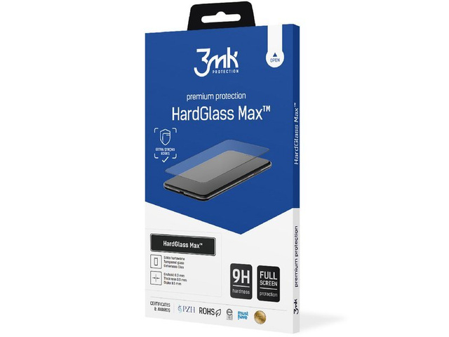 3mk HardGlass Max glass for Apple iPhone 12/ 12 Pro 6.1 Black