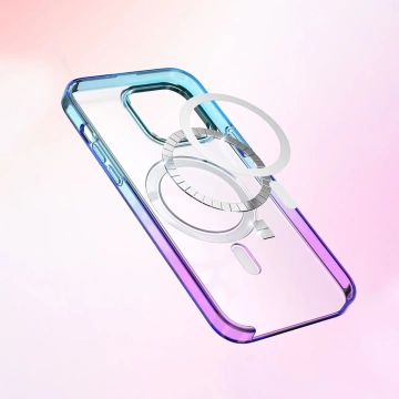 Магнітний чохол Kingxbar PQY Gradient Series для iPhone 13 Pro Max Housing Clear Cover (сумісний з MagSafe)