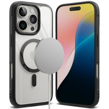 Etui Ringke Fusion Bold Magnetic Magsafe für iPhone 16 Pro Max Schwarz