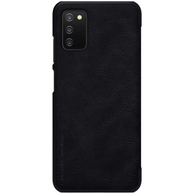 Nillkin Qin Lederholster für Samsung Galaxy A03s schwarz