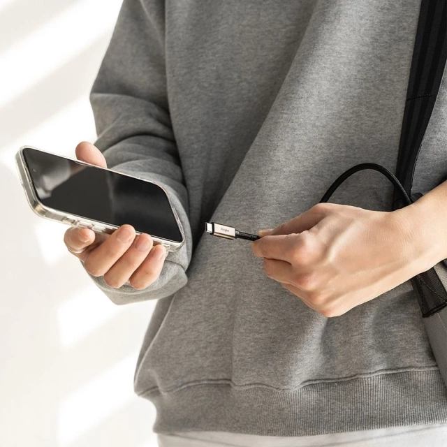 Ringke kábel USB 3.2 Gen 2x2 Type-C na nabíjanie a prenos dát PD240w 100cm čierny