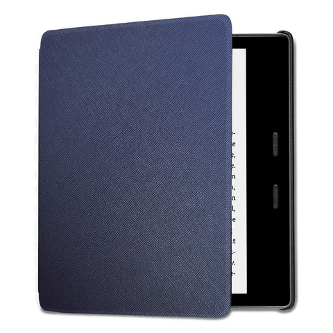 Alogy Slim Leather Smart Case pro Kindle Oasis 2/3 tmavě modrá