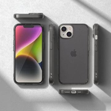 Чохол Ringke Fusion Matte для iPhone 14 Plus з гелевою рамкою сірий