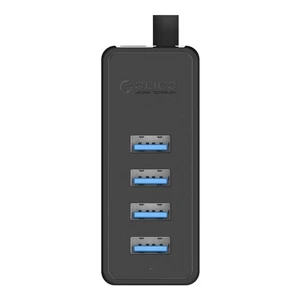 Адаптер-хаб Orico W5P-030 USB на 4x USB 3.0 чорний