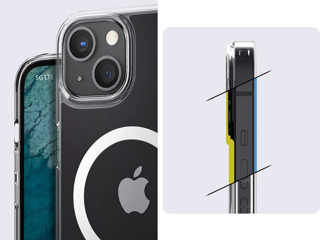 Spigen Ultra Hybrid Mag case for Apple iPhone 13 White