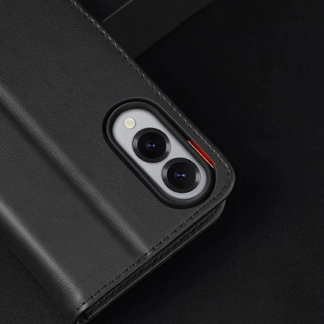 Dux Ducis Hivo Samsung Galaxy S25 Edge Hülle mit RFID-Schutz Flip