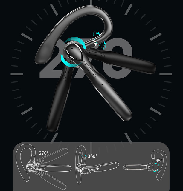 Słuchawka Bluetooth 5.3 bezprzewodowa Alogy ENC BT TWS Zestaw słuchawkowy z etui ładującym Czarna