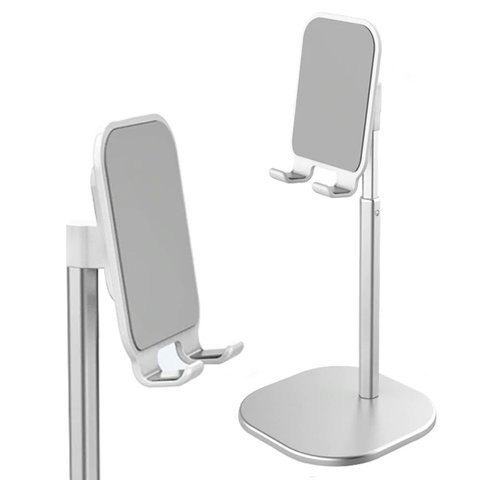 Stojan na stôl, stojan na telefón, tablet Alogy Silver