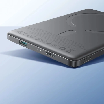 Повербанк Joyroom 5000mAh 20W з індуктивною зарядкою - сірий