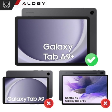 Case for Samsung Galaxy Tab A9 Plus 2023 11" X210/X215/X216 tablet case Case Alogy Book Cover Green Glass
