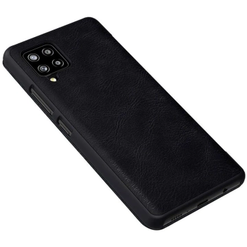 Kožené pouzdro Nillkin Qin pro Samsung Galaxy A42 5G černé