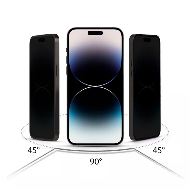 Szkło prywatyzujące Hofi Anti SPY Glass Pro+ do iPhone 14 Pro Privacy