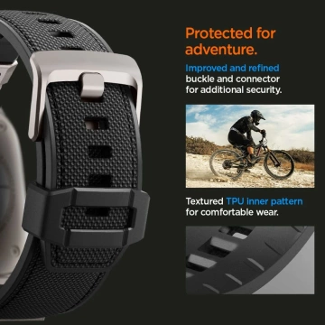 Spigen Durapro Armor remienok pre Apple Watch 4 / 5 / 6 / 7 / 8 / 9 / Se / Ultra 1 / 2 (42 / 44 / 45 / 49 mm) je kombináciou moderných materiálov, ktoré spájajú odolnosť a štýl a vytvárajú tak jedinečný príslušenstvo pre vaše inteligentné hodinky.