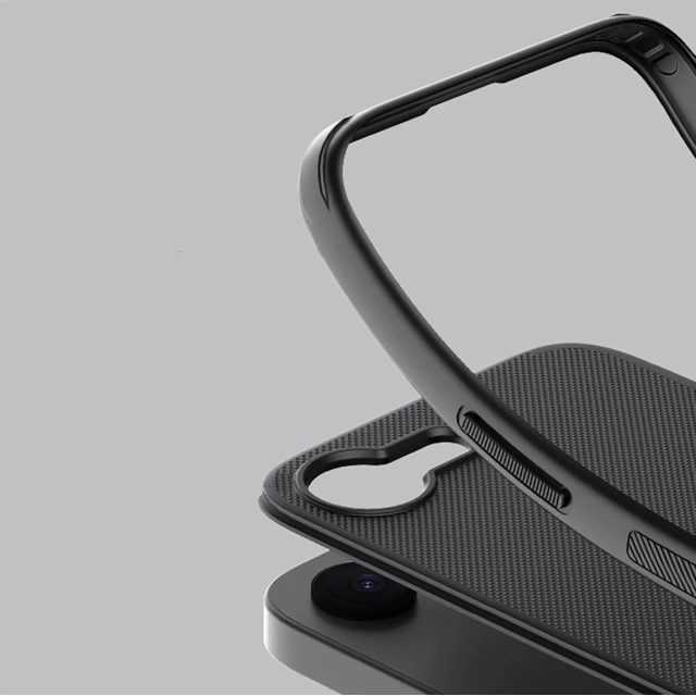 iPhone 16e Case Nillkin Frosted Shield Pro MagSafe Black