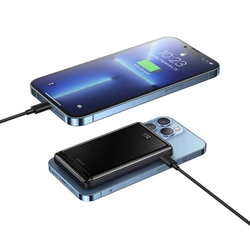 Baseus Magnetic Bracket 10000mAh 20W powerbank with MagSafe - blue USB-C cable 60W 0.5m