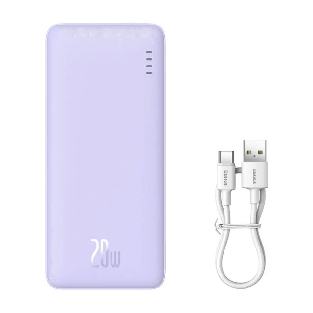 Powerbank Baseus Airpow 10000mAh 20W Fioletowy