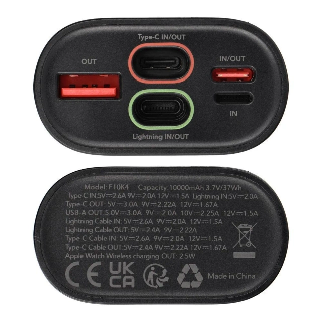 Powerbank Forcell F-Energy F10k4 10000mAh 5w1 do Apple Watch PD QC