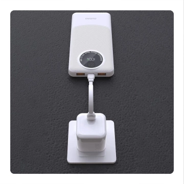 Powerbank Dudao K12Pro 20000mAh 22.5W USB-C USB-A Biały