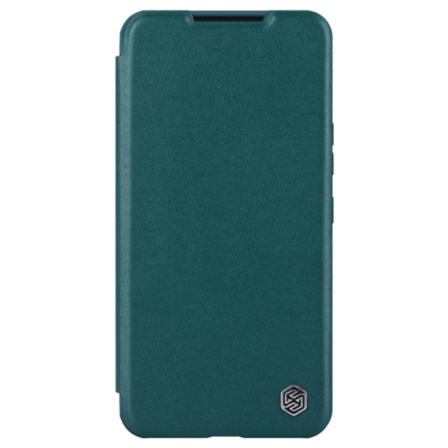 Nillkin Qin Leather Pro Case Samsung Galaxy S23 Flip Cover Kryt fotoaparátu Green