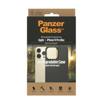 Чохол Etui PanzerGlass Biodegradable Case для iPhone 14 Pro Max 6,7" czarny/black 0420