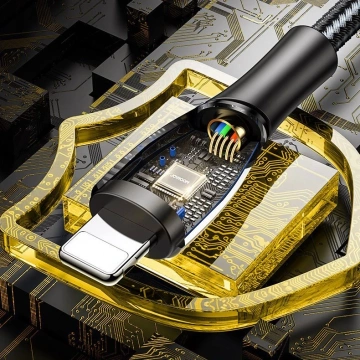 Кабель серії Joyroom Mermaid USB - Lightning 2,4A 2м чорний (S-2030K6)
