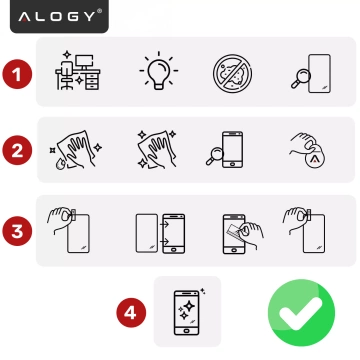 Tempered glass for Apple iPhone 16 screen protector 9H Alogy Heavy Pro ™️