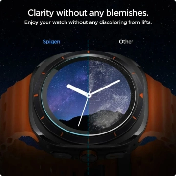Tvrdené sklo Spigen Glas.Tr „EZ-FIT“ 2-balenie pre Samsung Galaxy Watch Ultra (47 mm) číre