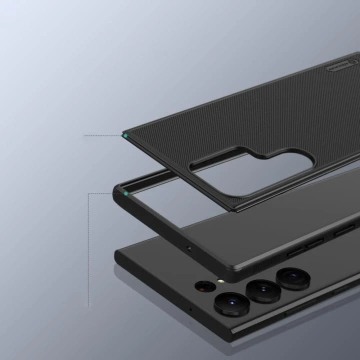 Ochranné puzdro Nillkin Frosted Shield Pro pre Samsung Galaxy S23 Ultra Black