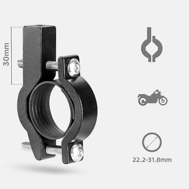 Alogy Bike Phone Phone Holder 55-95mm for Bicycle Bike Motor Scooter Чорний
