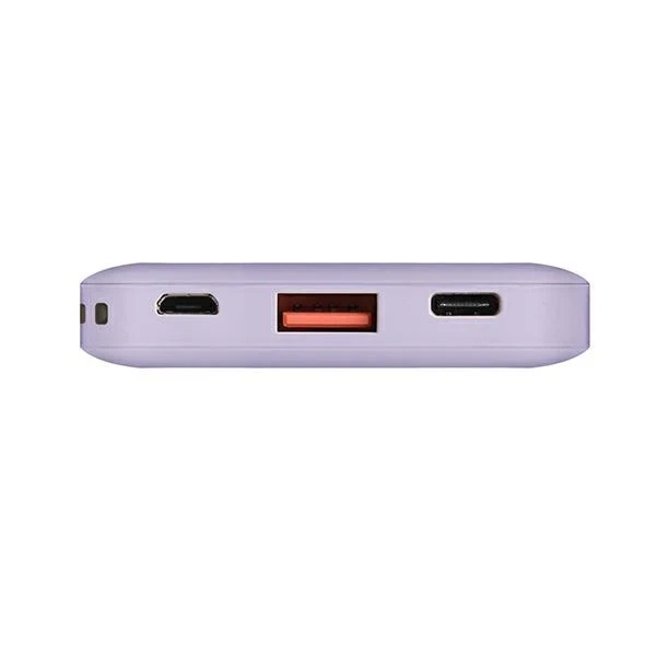 Power banka UNIQ Fuele mini 8000mAh USB-C 18W PD Rýchle nabíjanie Lawendowy/levandule