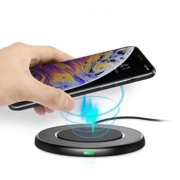 Choetech Qi 15W bezdrátová nabíječka pro sluchátka černá (T527-F)