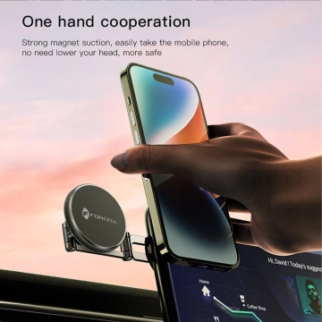 Magnetický držák do auta Forcell IronSecure MagSafe Metal