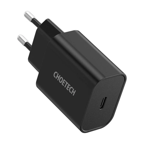 Зарядний пристрій Choetech Q5004-BK-V2 USB-C PD 20W чорний