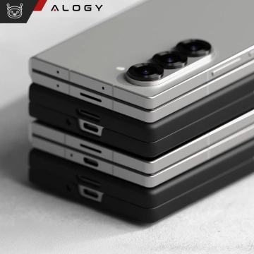 Hülle für iPhone 14 Pro Mag Safe Matt Case Cover matt Alogy Ring gepanzerte Handyhülle Schwarz