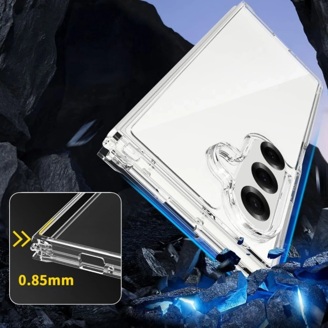 Etui Flexair Hybrid do Galaxy Z Fold 7 Tech-Protect Przezroczyste