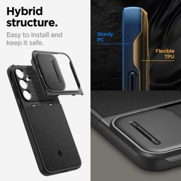 Etui Spigen Optik Armor pro Samsung Galaxy A55 5G Black