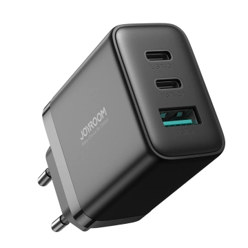 Joyroom 2x USB-C USB-A 32W rýchlonabíjačka - Čierna
