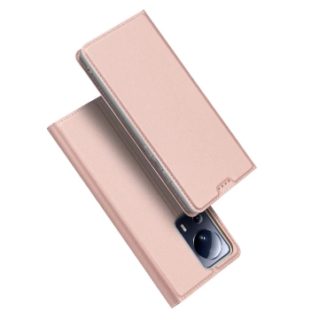 Pouzdro Dux Ducis Skin Pro pro Xiaomi 13 Lite Flip Card Wallet Stand Pink