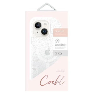 EtuicUNIQ Coehl Lumino do iPhone 14 Plus 6,7" srebrny/sparkling silver