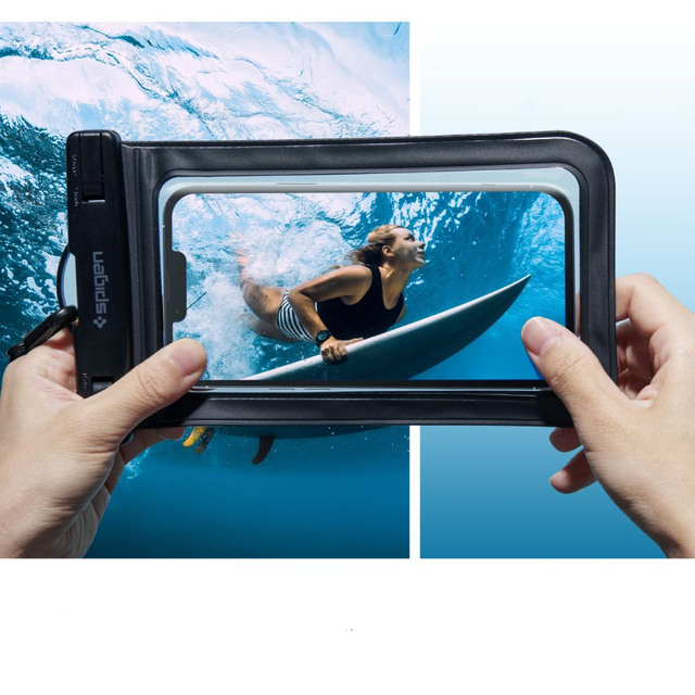 Univerzálne vodotesné puzdro pre 6,9 Spigen A601 IPX8 Black