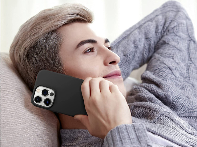 Ochranné puzdro na telefón Alogy Thin Soft Case pre iPhone 13 Pro Max čierne